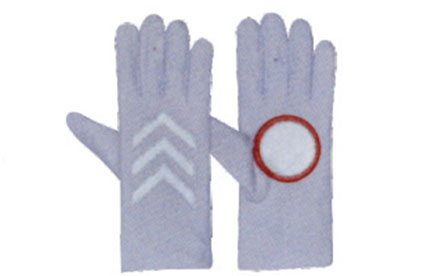Monolayer Reflective Glove