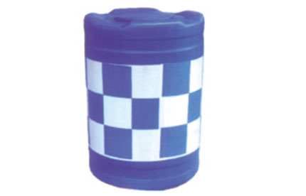 Blue Road Safety Barrel